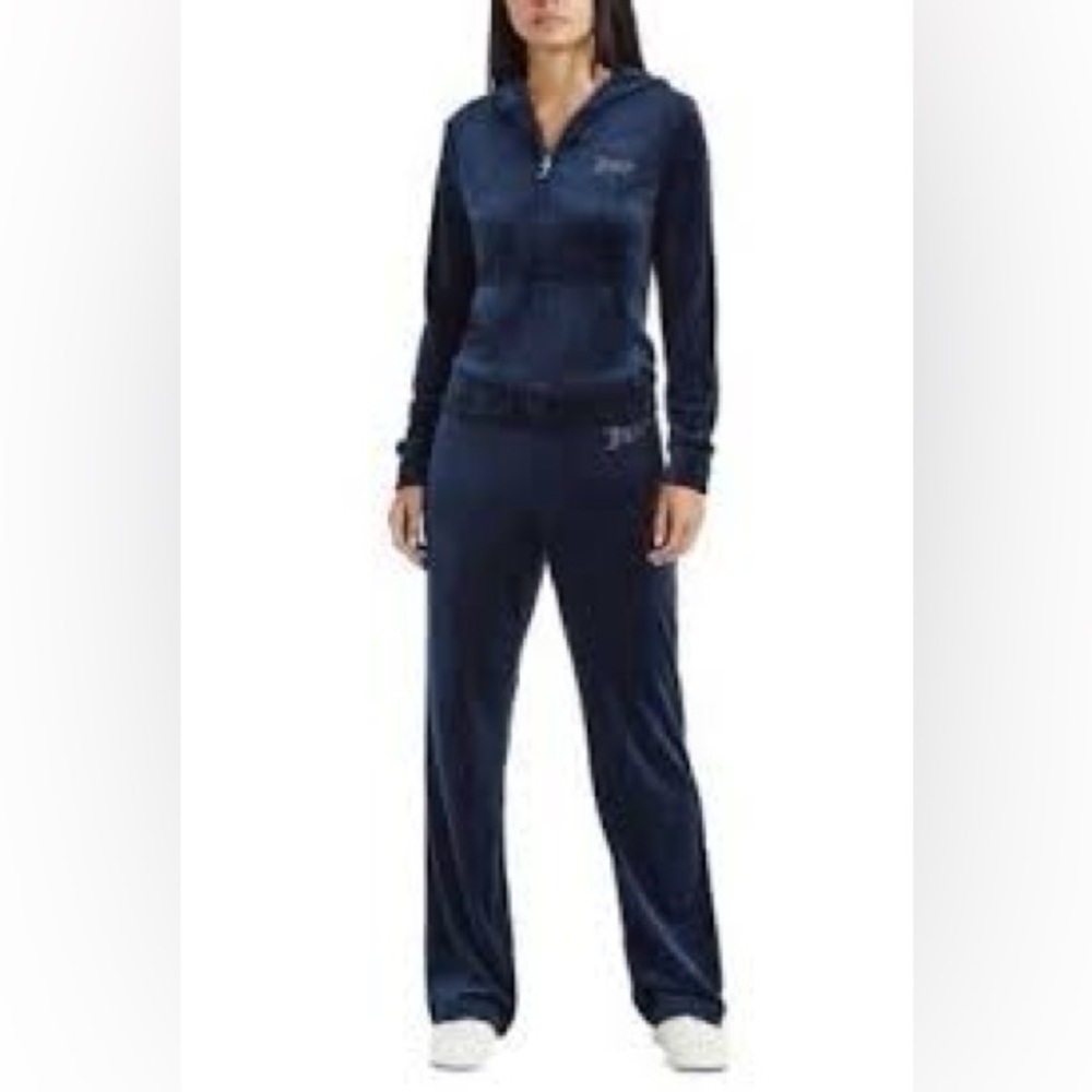 NWT Juicy Couture Dark Blue Pajama Set A0246